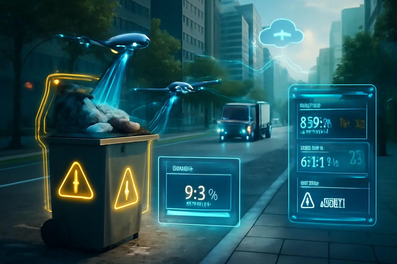 Smart garbage detection